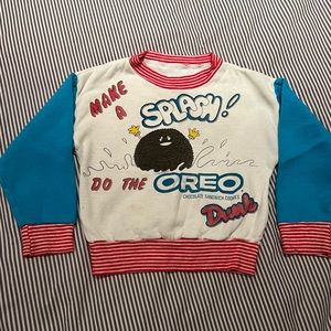 Vintage Oreo sweatshirt kids toddlers size 2T-3T